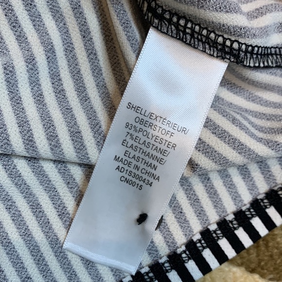 ADRIANNA PAPELL LS striped top - Picture 6 of 9